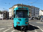 VGF Düwag Ptb Wagen 711 am 21.04.16 in Frankfurt am Main Eckenheim