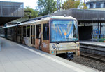 VGF Bombardier U5-25 Wagen 604 am 05.10.16 in Frankfurt Heddernheim