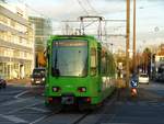 ÜSTRA Hannoversche Verkehrsbetriebe TW6000 Wagen 6166 und 6xxx als Doppeltraktion am 17.11.17 in Hannover