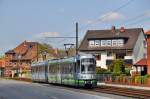 Ein 2000er als Linie 1 bei Heisede Langer Kamp Richtung Sarstedt (01.05.2013)