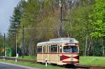 Wagen 522 als Maibaumexpress bei Sarstedt (01.05.2013)
