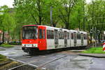 Aufgrund eines Brandes unter der Hochbahn zwischen den Haltestellen  Geldernstr./Parkgürtel  und  Neusser Str./Gürtel  in der Nacht vom 15.