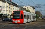 Niederflurwagen 4032 auf der Kreuzung Aachener Str./Grtel am 22.04.2013.