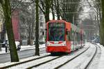 4565 auf dem Stadtwaldgürtel kurz nach der Haltestelle  Wüllnerstraße  am 03.03.2018. 