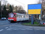 KVB Tw 4049  Köln, Heinrich-Lübke-Ufer  Linie 17, Sürth  02.03.2022