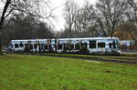 Die Paveier-Bahn 4030 am Aachener Weiher am 10.01.2017.