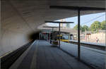Der kleine Stuttgart 21-Bahnhof ist in Betrieb -    Die neue Haltestelle Staatsgalerie in Blickrichtung Charlottenplatz.