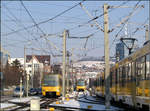 . Abstell- und Wendegleis -

Stadtbahnanlagen zwischen den Haltestellen Eckartshaldenweg und Löwerntorbrücke,

29.1.2005 (J)