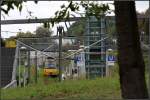 .Im Grünen -     Ein ungewöhnlicher Blickwinkel auf die Stadtbahnstation Parksiedlung in Ostfildern.