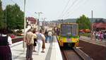 SSB Stuttgart__Start der U4 nach der Umstellung der (M-Spur-)Straßenbahnlinie 4 auf Stadtbahn zwischen Untertürkheim und Botnang.