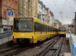 SSB DT8 Wagen 4104 am 13.02.16 in Stuttgart Stöckach