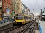 SSB DT8 Wagen 3043 am 13.02.16 in Stuttgart Stöckach