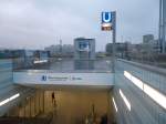 Der neue U-Bahnhof berseequartier am 3.Januar.2013