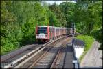 DT3 auf dem Weg nach Wandsbek-Gartenstadt fotografiert am 19.05.15