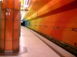 Der wohl farbenfrohste Bahnhof in der Mnchener  Unterwelt .