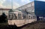 Wg. der Linie 7 vor dem Straenbahn-Depot HA-Oberhagen.
Aufn 1975.