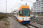 RNV Düwag M8C (modernisiert) Wagen 3257 am 15.12.18 in Heidelberg Hbf 