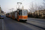 Berlin BVG SL 20 (KT4D 9159) Lichtenberg, Gudrunstraße im April 1993.