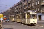 Berlin 217 150 in der Wilhelminenhofstrae, 13.04.1987.
