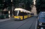 Berlin BVG SL M1 (GT6-99ZR 2030) Dorotheenstrasse / Am Kupfergraben im Juli 2005.