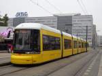 BVG Bombardier Flexity 8010 als M4 Hackescher Markt am 12.10.13 am Alexanderplatz 