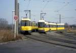 Berlin BVG SL M4 / SL M17 Falkenberg im März 2005.