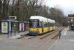 Berlin BVG SL 68 (Bombardier GT6-99ZR 2015) Grünau, S-Bf Grünau am 1.