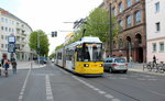 Berlin BVG SL M1 (AEG GT6N-U 1544) Prenzlauer Berg, Kastanienallee / Schwedter Straße am 24.