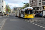 Berlin BVG SL M1 (GT6N-U 1544) Mitte, Friedrichstraße / Schiffbauerdamm / Weidendammer Brücke am 24.