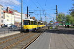 Berlin BVG SL 37 (KT4D + KT4D) Niederschöneweide, S-Bahnhof Schöneweide am 22.