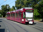 Bochum: Straßenbahnlinie 308 nach Bochum-Gerthe Schürbankstraße an der Haltestelle Bochum Surenfeldstraße.(6.9.2016)
