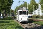 ET 14 der SWB/HVSWB fuhr anlsslich der 100 Jhrigen bestehen der SSB und der ehemaligen Bonn-Godesberg-Mehlemer Strassenbahn (BGM) mit 3 Sonderfahrten ber die Strecken nach Godesberg und Siegburg.