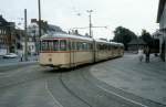 Bremen BSAG SL 3 (Bw 603) Grpelinger Heerstrasse / Havemannstrasse am 23. Juni 1981.