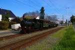 HEAG mobilo Darmstadt Dampfstraßenbahn Feuriger Elias am 17.09.23 in Griesheim