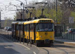 Dreierzug der Linie 16 am  Stadt Metz  06.04.2019 12:38 Uhr.