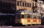 Dsseldorf Tw 2265 am Bahnhof Wehrhahn, 09.11.1986.