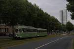 Tw 114 als Sonderfahrt in Dsseldorf n der Poststrae am 10.07.2011