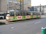 GT6 Fahrschulzug 5105 am 19 April 2006 auf der Wendeschleife am Hauptbahnhof