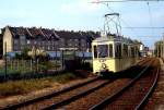 1937 beschaffte die Rheinbahn für die damalige Zeit moderne Niederflurtriebwagen, die bis etwa Mitte der 1970er Jahre in Betrieb standen.