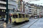 Abschied vom oberirdischen Straßenbahnbetrieb zwischen Wehrhahn und Kirchplatz am 20.02.2016.