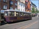 Hier sieht man den Beiwagen 1651, der am 28.04.2007 zusammen mit der alten GT8-Tram 2663 als Linie 701 in der Nordstrae unterwegs ist.