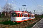 Duisburg Tw 1000, Watereckstrasse, 30.03.1992.