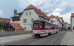Strassenbahn Erfurt: Stadtrundfahrtwagen Tatra KT4D 522 am 3.