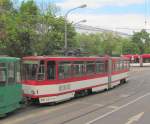 EVAG 519 als Linie 5 (Zoopark - Löberwallgraben), am 07.05.2014 in der Schillerstraße.