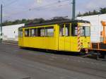 EVAG Arbeitswagen auf dem Freizugenglichem Abstelgleis an der Werkstadt in Essen (25.07.11)