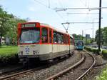 VGF Düwag Pt Wagen 148 am 28.05.17 in Frankfurt am Main