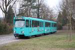 VGF Düwag Pt Wagen 728 bei einer Sonderfahrt in Frankfurt am Main Lousia am 04.03.18.