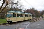 VGF Düwag O Wagen 111 am 16.03.19 bei einer Sonderfahrt in Frankfurt am Main Lousia