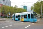 VGF Bombardier Flexity Classic S Wagen 204 am 22.05.21 in Frankfurt am Main