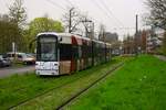 VGF Bombardier Flexity Classic S Wagen 243 am 30.03.24 in Frankfurt am Main